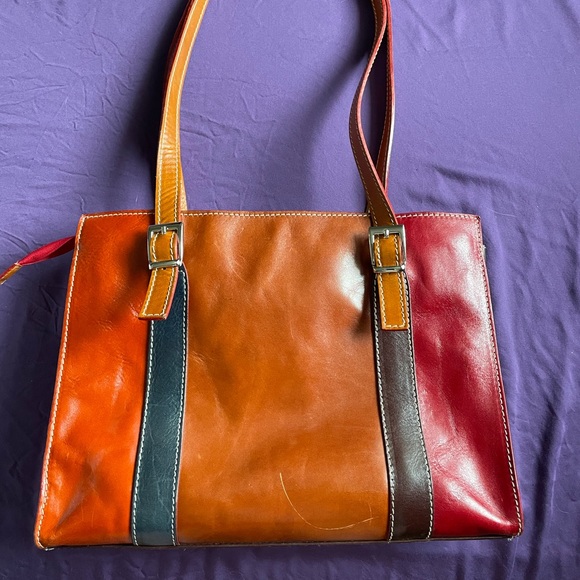 I’Mago Italian leather purse from Florence, Italy. Multi color. - Picture 3 of 10